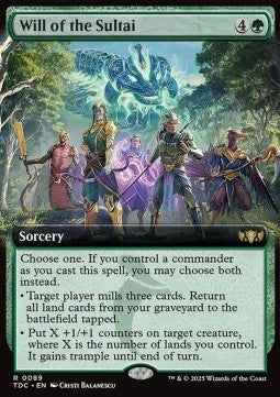 Will of the Sultai - Commander: Tarkir: Dragonstorm: Extras (Rare) [XTDC-89]