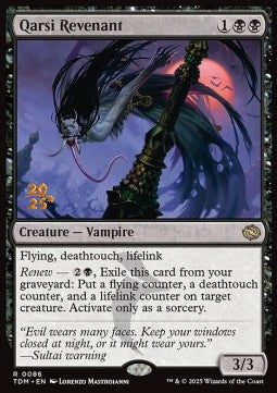 Qarsi Revenant (V.1) - Tarkir: Dragonstorm: Promos (Rare) [PTDM-86]