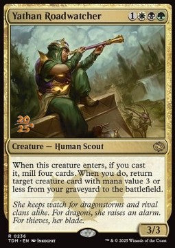Yathan Roadwatcher (V.1) - Tarkir: Dragonstorm: Promos (Rare) [PTDM-236]