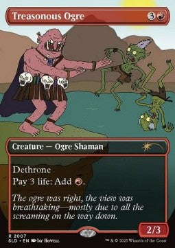 Treasonous Ogre - Secret Lair Drop Series: The Ultimate Pencil Superdrop (Rare) [SLDUP-2007]