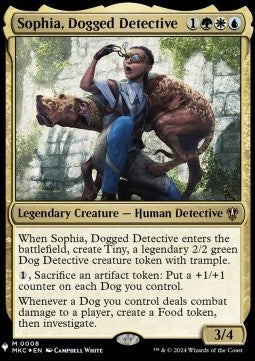Sophia, Dogged Detective - Secret Lair Commander Deck: Everyone's Invited! (Mythic)