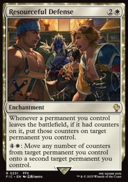 Resourceful Defense - Commander: FINAL FANTASY (Rare) [FIC-251]