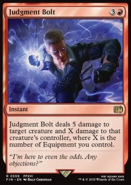 Judgment Bolt - FINAL FANTASY: Extras (Rare) [XFIN-559]