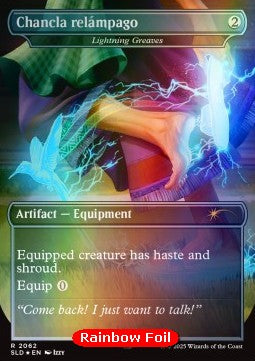 Lightning Greaves (V.2) - Secret Lair Drop Series: Secret Lair x National Association of Latino Arts and Cultures (Rare) [SLDLAC-2062]