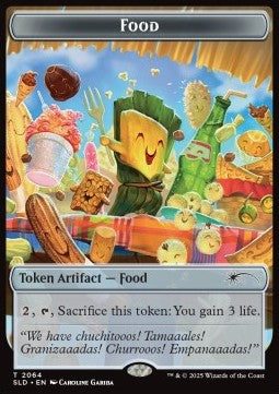 Food Token (V.1) - Secret Lair Drop Series: Secret Lair x National Association of Latino Arts and Cultures (Token) [SLDLAC-2064]
