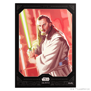 60 Gamegenic Qui-Gon Jinn Sleeves - Legends of the Force