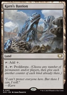 Karn's Bastion - Commander: Edge of Eternities (Rare) [EOC-163]