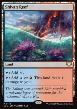 Shivan Reef - Commander: Edge of Eternities (Rare) [EOC-179]