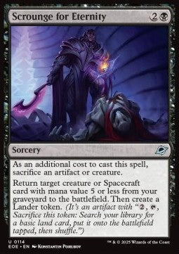 Scrounge for Eternity - Edge of Eternities (Uncommon) [EOE-114]