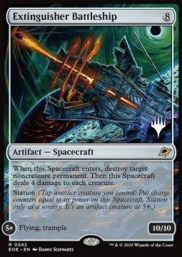 Extinguisher Battleship (V.2) - Edge of Eternities: Promos (Rare) [PEOE-242]