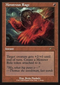 Monstrous Rage - Standard Showdown Promos (Rare)