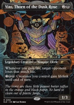 Vito, Thorn of the Dusk Rose (V.1) - Secret Lair Drop Series: Secret Scare Superdrop (Rare) [SLDSSS-2282]