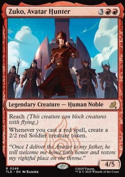 Zuko, Avatar Hunter (V.1) - Avatar: The Last Airbender: Eternal (Rare) [TLE-246]