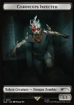 Cordyceps Infected Token (V.1) - Secret Lair Drop Series: Secret Lair x PlayStation (Token) [SLDPS-2201]