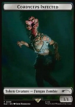 Cordyceps Infected Token (V.2) - Secret Lair Drop Series: Secret Lair x PlayStation (Token) [SLDPS-2206]