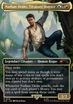 Nathan Drake, Treasure Hunter - Secret Lair Drop Series: Secret Lair x PlayStation (Mythic) [SLDPS-2216]