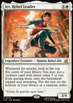 Jet, Rebel Leader (V.1) - Avatar: The Last Airbender: Eternal (Rare) [TLE-78]