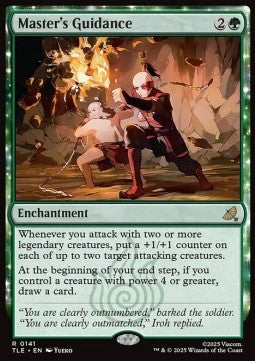 Master's Guidance (V.1) - Avatar: The Last Airbender: Eternal (Rare) [TLE-141]