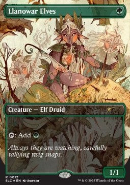 Llanowar Elves (V.1) - Secret Lair Drop Series: Secret Lair Countdown Kit: An Encyclopedia of Magic (Rare) [SLCCK-12]