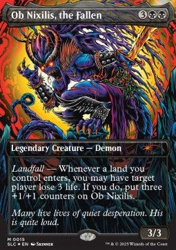 Ob Nixilis, the Fallen (V.1) - Secret Lair Drop Series: Secret Lair Countdown Kit: An Encyclopedia of Magic (Mythic) [SLCCK-15]