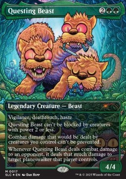 Questing Beast (V.1) - Secret Lair Drop Series: Secret Lair Countdown Kit: An Encyclopedia of Magic (Mythic) [SLCCK-17]