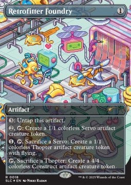 Retrofitter Foundry (V.1) - Secret Lair Drop Series: Secret Lair Countdown Kit: An Encyclopedia of Magic (Rare) [SLCCK-18]
