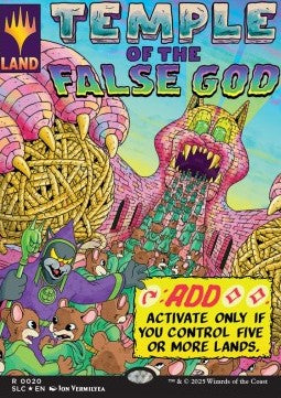 Temple of the False God (V.1) - Secret Lair Drop Series: Secret Lair Countdown Kit: An Encyclopedia of Magic (Rare) [SLCCK-20]