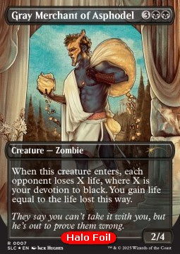 Gray Merchant of Asphodel (V.2) - Secret Lair Drop Series: Secret Lair Countdown Kit: An Encyclopedia of Magic (Rare) [SLCCK-34]