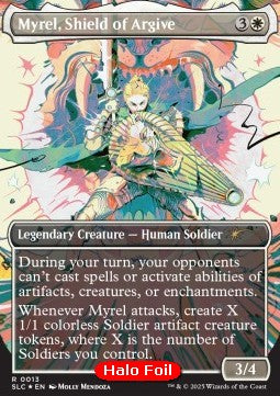 Myrel, Shield of Argive (V.2) - Secret Lair Drop Series: Secret Lair Countdown Kit: An Encyclopedia of Magic (Rare) [SLCCK-40]