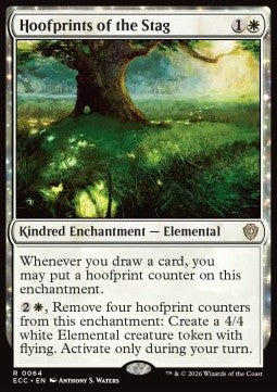 Hoofprints of the Stag - Commander: Lorwyn Eclipsed (Rare) [ECC-64]