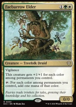 Faeburrow Elder - Commander: Lorwyn Eclipsed (Rare) [ECC-53]