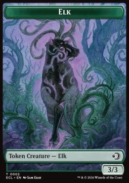 Elk Token (G 3/3) // Mutavault Token