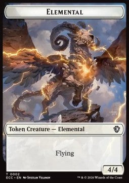 Elemental Token (W 4/4) // Elemental Token (RG 5/5)