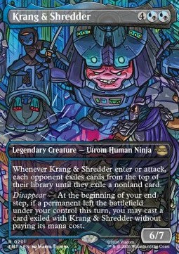 Krang & Shredder (V.1) - Teenage Mutant Ninja Turtles: Extras (Rare) [XTMT-201]
