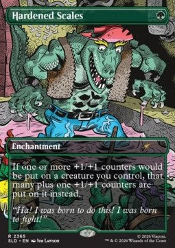 Hardened Scales - Secret Lair Drop Series: Totally TubuLair Superdrop (Rare) [SLDTMNT-2365]