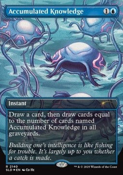 Accumulated Knowledge - Secret Lair Deck: Dandân (Rare) [SLDDAN-2140]