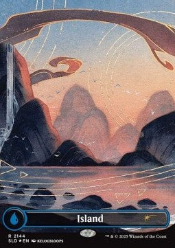 Island (V.1) - Secret Lair Deck: Dandân (Rare) [SLDDAN-2144]