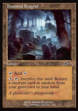 Haunted Fengraf - Secret Lair Deck: Dandân (Common) [SLDDAN-2160]
