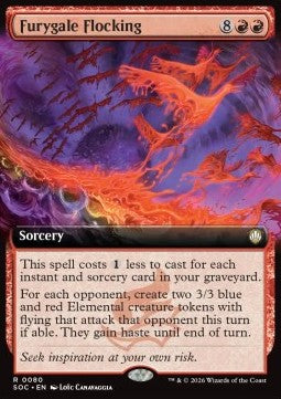 Furygale Flocking - Commander: Secrets of Strixhaven: Extras (Rare) [XSOC-80]