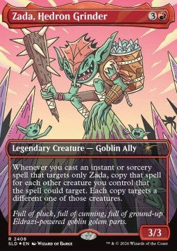 Zada, Hedron Grinder - Secret Lair Commander Deck: Goblin Storm (Rare) [SLDGSC-2406]