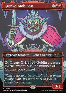 Krenko, Mob Boss - Secret Lair Commander Deck: Goblin Storm (Rare) [SLDGSC-2407]