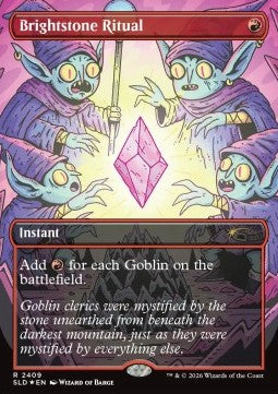 Brightstone Ritual - Secret Lair Commander Deck: Goblin Storm (Rare) [SLDGSC-2409]
