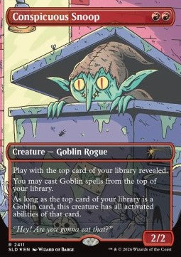 Conspicuous Snoop - Secret Lair Commander Deck: Goblin Storm (Rare) [SLDGSC-2411]