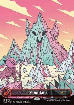 Mountain (V.1) - Secret Lair Commander Deck: Goblin Storm (Rare) [SLDGSC-2418]