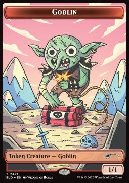 Goblin Token (Red 1/1) - Secret Lair Commander Deck: Goblin Storm (Token) [SLDGSC-2421]